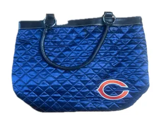 Pro-Fan-Ity Chicago Bears Quilted Purse /Handbag, 15" x 13" thumbnail 1