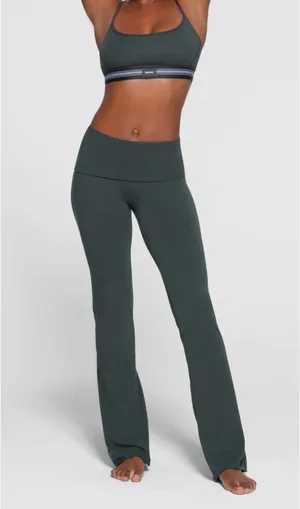 SKIMS Cotton Jersey Foldover Pants thumbnail 1