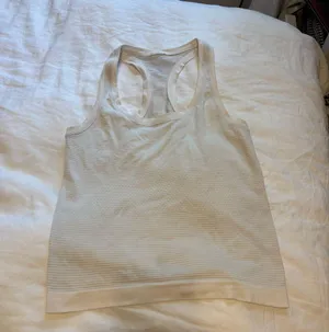 Lululemon Athletica Cream swiftly tech tank top thumbnail 1