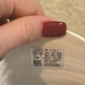 Unisex Adidas White and Black Slides thumbnail 7