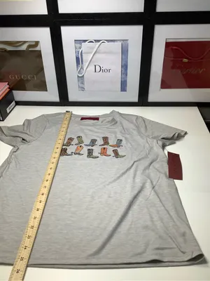 Love Scarlett Light Gray Short Sleeve Tee with Colorful Cowgirl Boots Motif NWT thumbnail 9