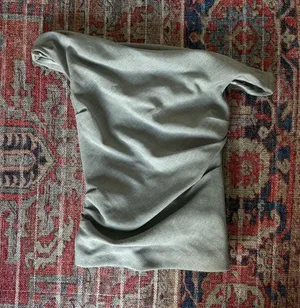 ZARA Grey Off-The-Shoulder Top thumbnail 1