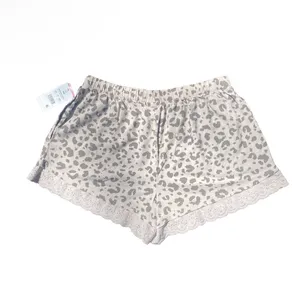 🤎 NWT Zoe + Liv XS (Medium) Leopard Cheetah Print Sleep Shorts 🤎 thumbnail 2