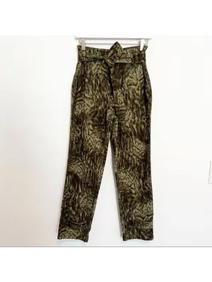 Good‎ American Paperbag Straight Leg Pants 25 Gorpcore Utility Minimalist Chic thumbnail 3