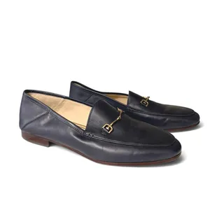 Sam Edelman Loraine Leather Bit Loafers Navy Blue 10M thumbnail 2