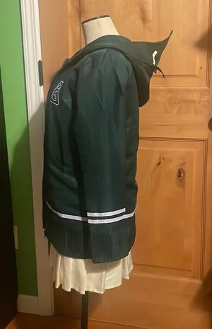 Chiaki Nanami Cosplay Anime High School Costume Jacket & Skirt EUC S WITH Pink Wig & Hair Clip; WITHOUT Shirt, Tights, or Pink Tie thumbnail 6