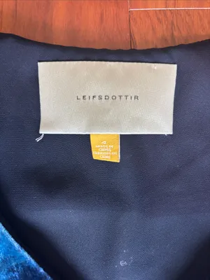 Leifsdottir silk shift dress Blue Size 4 thumbnail 3