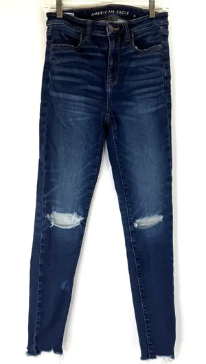 American Eagle AE Super Hi-Rise Jegging Next Level Stretch Size 4 Regular thumbnail 1