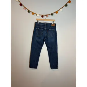Levi's dark wash distressed jeans thumbnail 2
