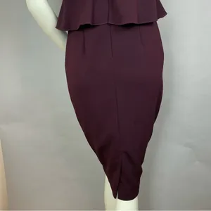 Gianni Bini Molly‎ Dress Women Size 2 Peplum Ruffle Waist Strappy NWT Small Flaw thumbnail 9