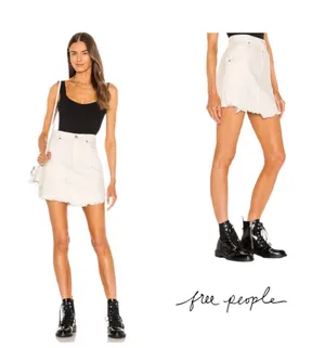 Free People Brea Cutoff Skirt thumbnail 2