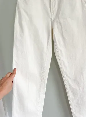 Madewell | The Perfect Vintage Jean Straight Leg | Tile White | Sz 25 thumbnail 9