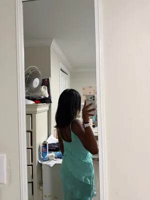 ruffle dress Green thumbnail 3