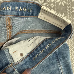 American Eagle Comfort Stretch Waistband Highest‎ Rise 90's Flare 3278 10 Short thumbnail 6