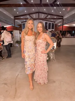 ASTR The Label Alcina Polka Dot Maxi Dress Pink Multi Floral thumbnail 9