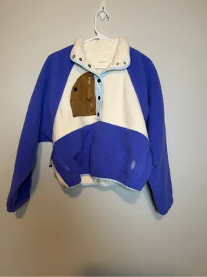 NWOT XS Free people movement hit the slopes color block Sherpa jacket thumbnail 3