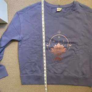 PACT 100% Organic Cotton Ombre Lotus Fleece Lined Slouchy Sweatshirt. 🪷large thumbnail 6