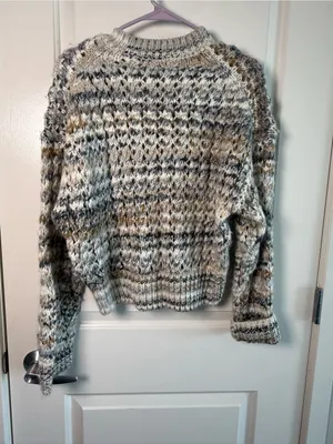 Madewell Chunky Marled Wool Alpaca Sweater Size Small thumbnail 5