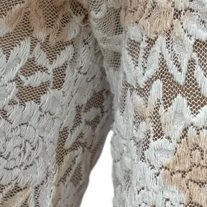 T Party Floral Lace Sheer Long Sleeve Tunic Top Womens Small thumbnail 10