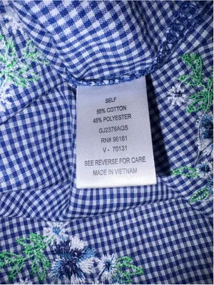 Gypsies & Moondust Ruffled Gingham Off-The-Shoulder Blouse Size L (19” PTP) NWT thumbnail 7
