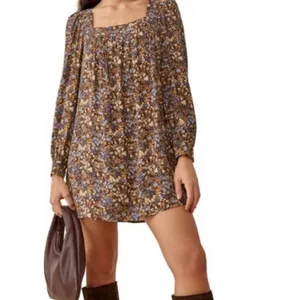 NWT reformation Blake long‎ sleeve shift dress M thumbnail 4