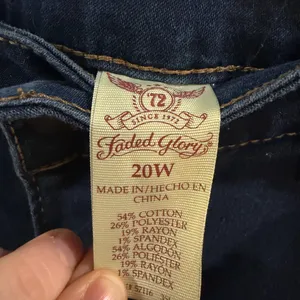 Faded Glory Indigo Denim Shorts thumbnail 4