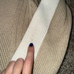 ANR+ Alp-n-Rock Sweater Women Small Tan White Stripe Good Organic Cotton Knit thumbnail 2