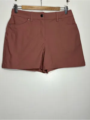 NWOT Lululemon Spiced Chai City Sleek 5 Pocket High-Rise Short 4" Size 29 thumbnail 3