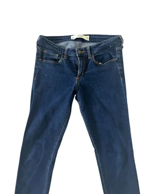 ABERCROMBIE & FITCH Women's Dark Wash Skinny Jeans Size 6 S thumbnail 2