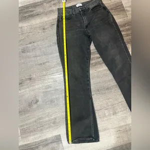 PISTOLA Alexa High Rise Slim Flare with Split jeans in Dark Sky thumbnail 8