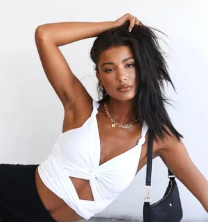 Princess Polly White Tie Top thumbnail 1