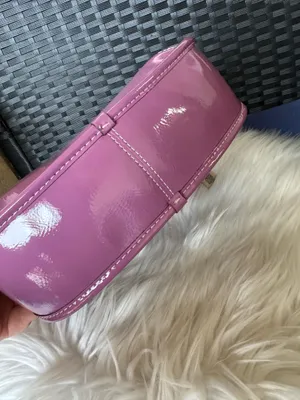 Coach Ergo Bag In Crinkle Patent Coachtopia Leather NWT CQ003 thumbnail 2