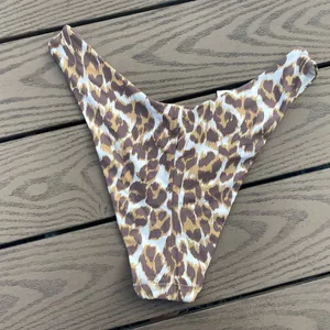 NWT aerie large bikini cheetah print brown high cut swim bottom thumbnail 6