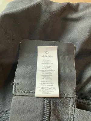 lululemon athletica Black Cross-Back Sports Bra Stash It All Size 8 thumbnail 4