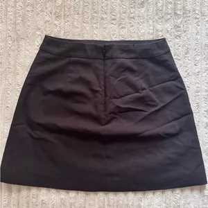 Express Double Lined Black A-Line Skirt thumbnail 4