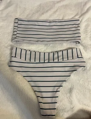 Striped bikini set Multi thumbnail 2