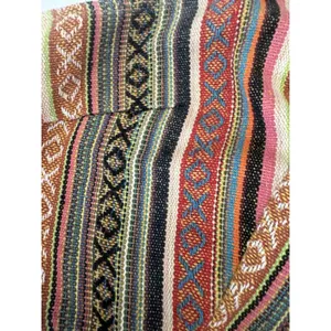 Earthbound Trading Co Woven Striped Cropped Boho Hippie Vest Women's XL thumbnail 7