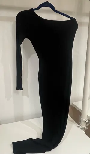 Naked Wardrobe Black Long Sleeve Dress thumbnail 1