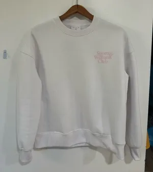 Wilo The Label Wellness Club Pullover Sweatshirt Women’s Size XS Athleisure Cozy thumbnail 1