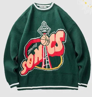 dark green sweater Size L thumbnail 1
