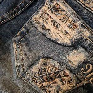 Miss Me Low Rise Signature Bootcut Flared Denim Jeans thumbnail 14