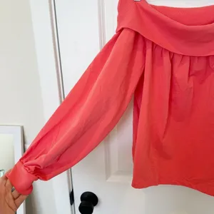 Anthropologie‎ Maeve Pink Off-The-Shoulder Pullover thumbnail 4