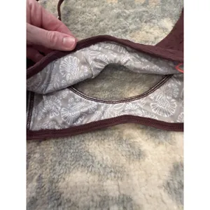 free-est by Free People Cannon Crop Bikini Top Rum Raisin Women's Sz m NEW $98 thumbnail 4