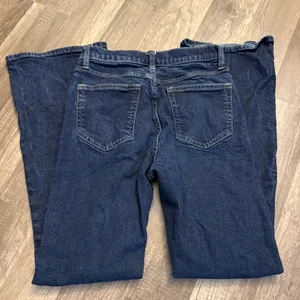 Gap Denim ’70s Flare Dark Wash Jeans High Rise Stretch thumbnail 2