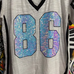 PINK - Victoria's Secret iridescent bling tee thumbnail 2