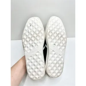 Franco Sarto Sneaker Women’s Size 7.5 Black White Canvas Slip‎ On Style thumbnail 8