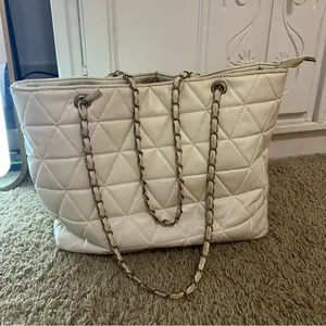 Cream / Ivory Large Purse Tan thumbnail 3