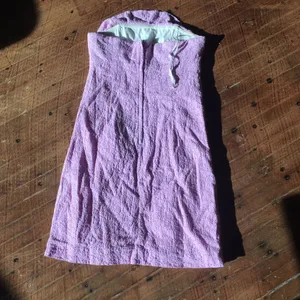 Lilly Pulitzer 0 pink eyelet strapless dress thumbnail 2