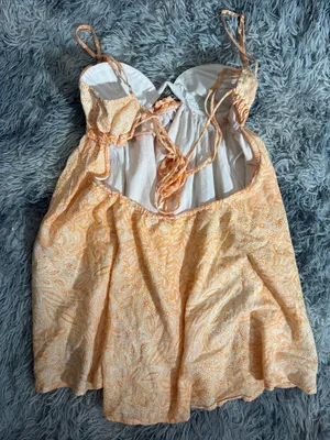 Peach Paisley Spaghetti thumbnail 4