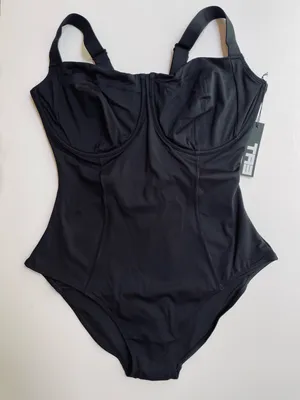 TA3 Lifty One Piece Swimsuit Corset Sculpting Black Size XL Regular/Long H/I thumbnail 1